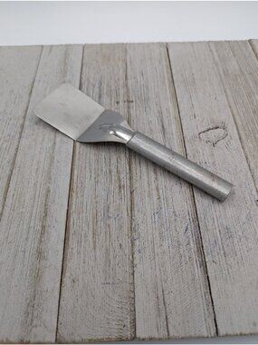 Rada Mini Dessert Server 7 1/2" Stainless Steel Spatula Aluminum Handle